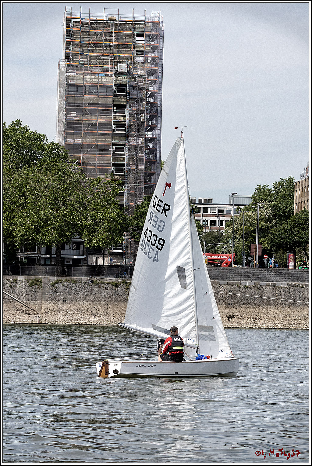 100 Jahre Rheinwoche 2022 - 1. Wettfahrt Porz - Hitdorf, 03.06.2022,